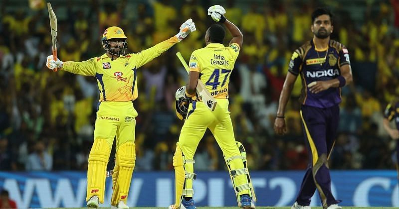 Image result for Dhoni and Rayudu csk vs KKr